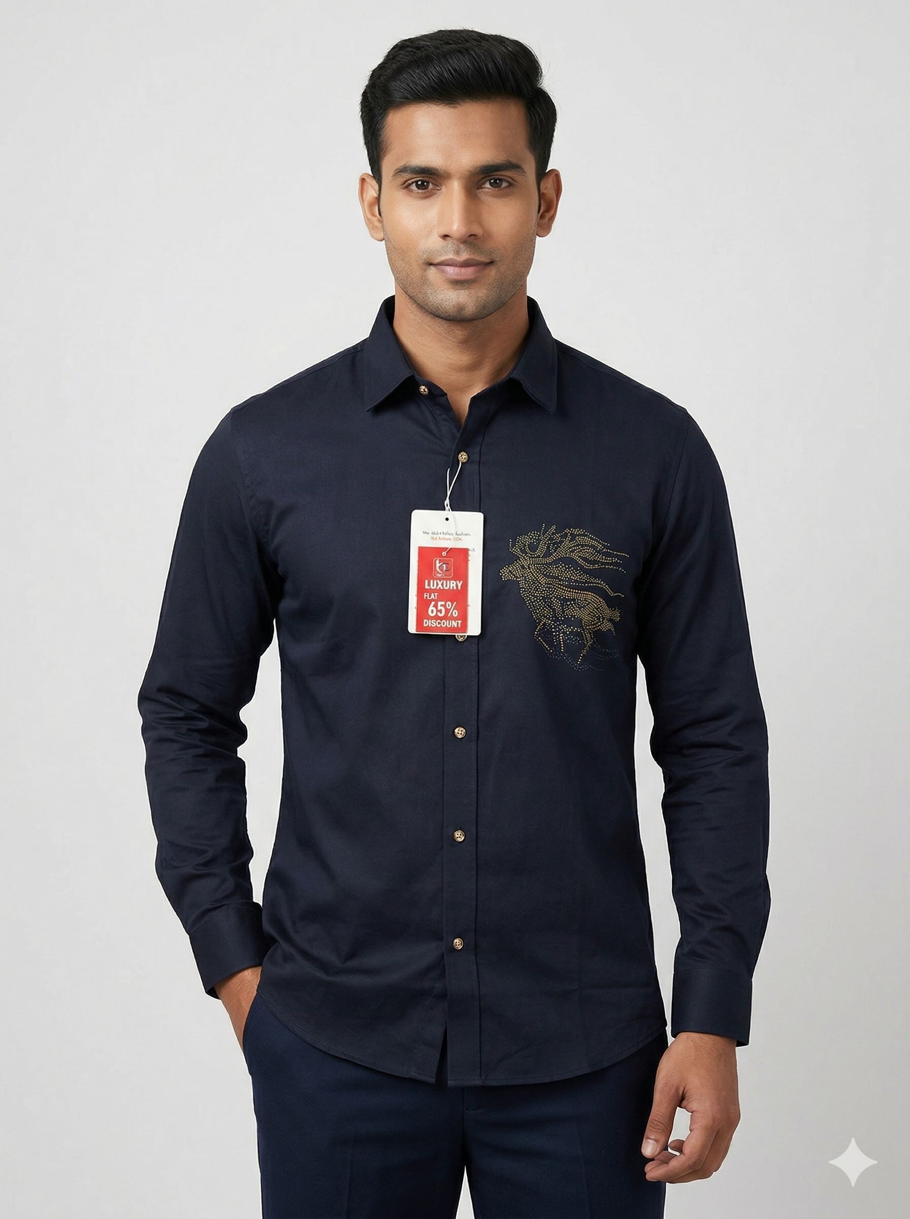 Dear Shirt Navy Blue