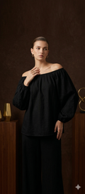 I Am Brand Womens Top Black