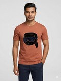 Karl R/N T Shirts Dark Peach