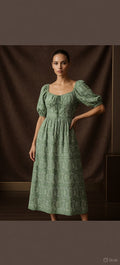 Madame Singal Dress (Peach)