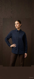 Genes Womans Top Navy Blue