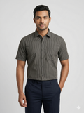 Sugga Check Ls Half Shirt